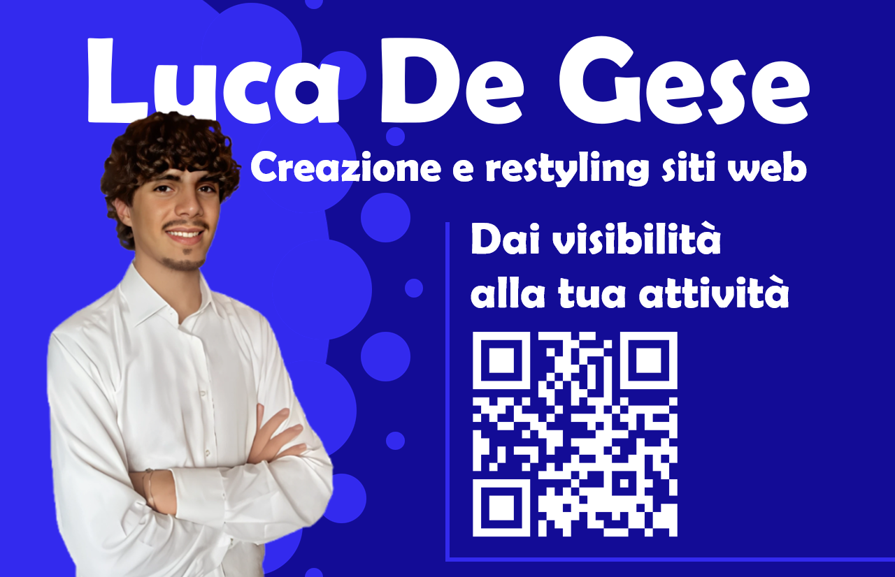 Biglietto da visita fronte